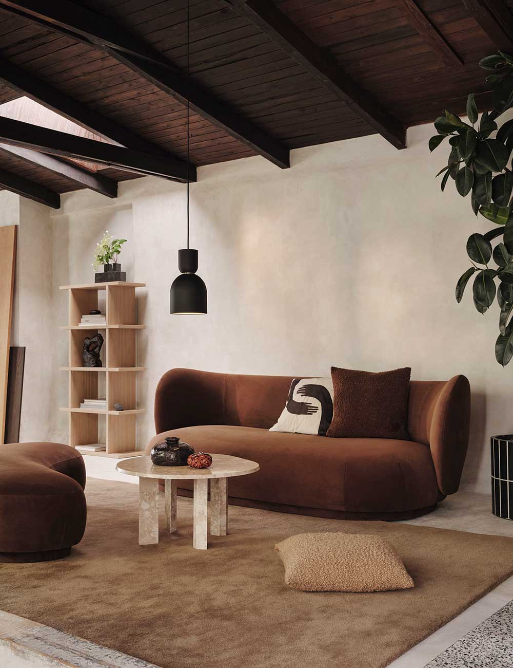 RICO LOUNGER OTTOMAN RICH VELVET