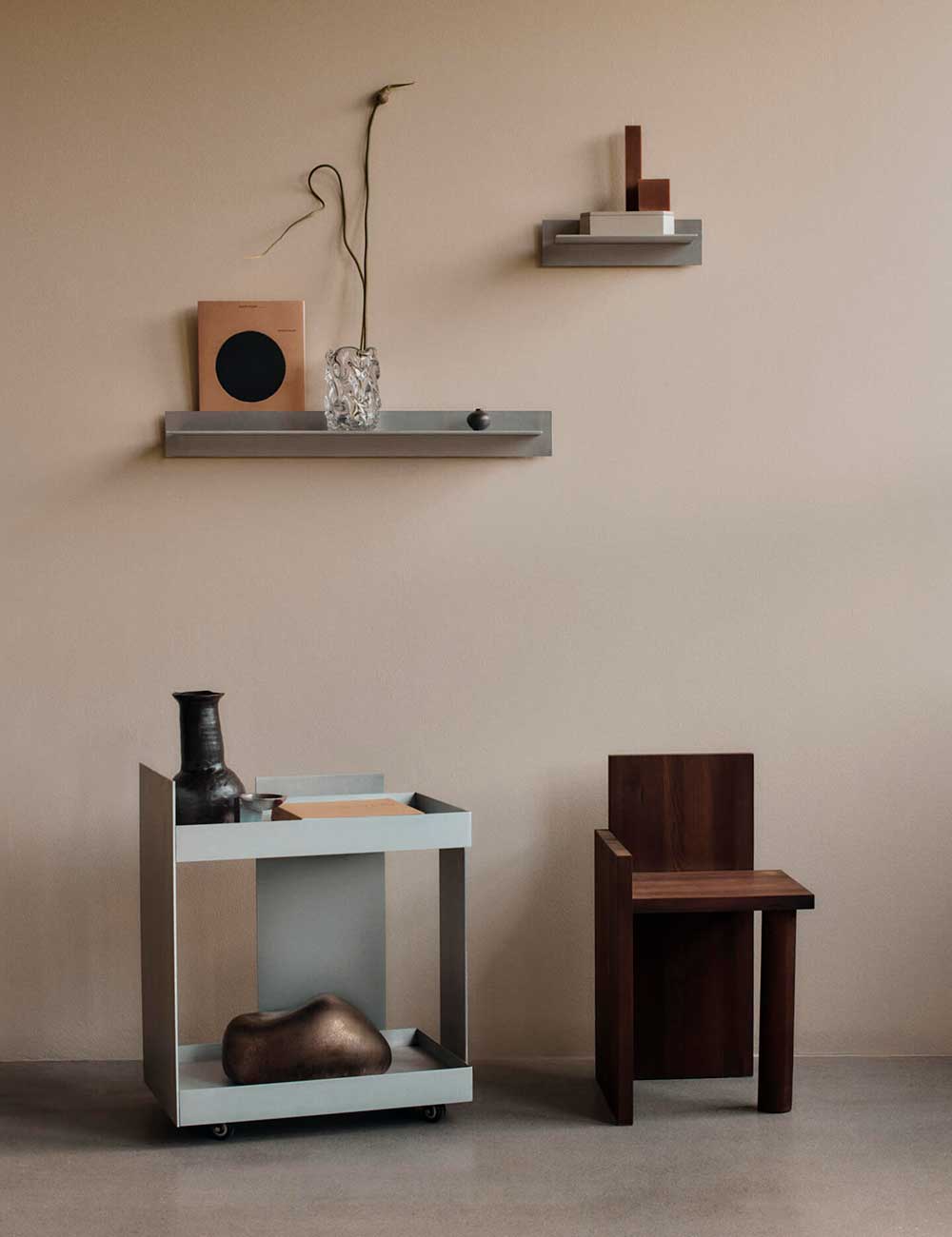 Lager wall shelf single L