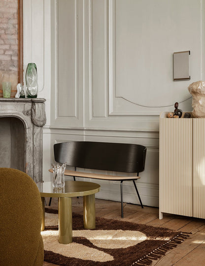 POST SIDE TABLE HIGH GLOSS