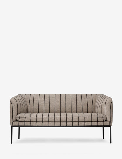 TURN SOFA 2-SEATER BLACK