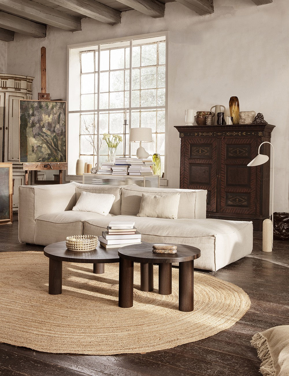 CATENA SOFA LINENS COMB 4 RIGHT