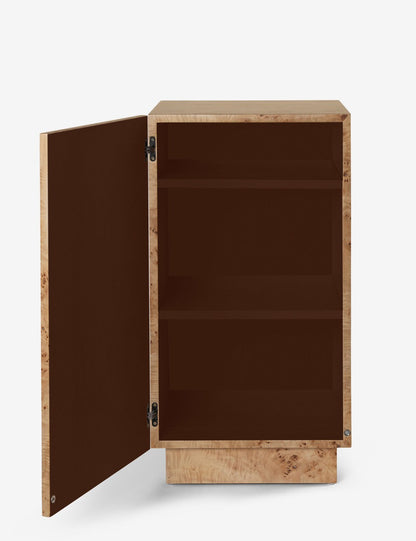 BURL SIDE TABLE
