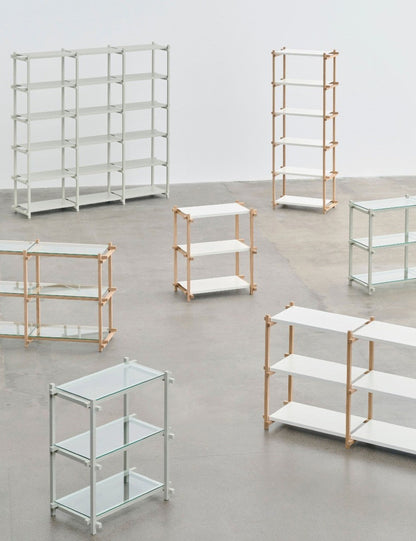 WOODY SHELVING COLUMN LOW