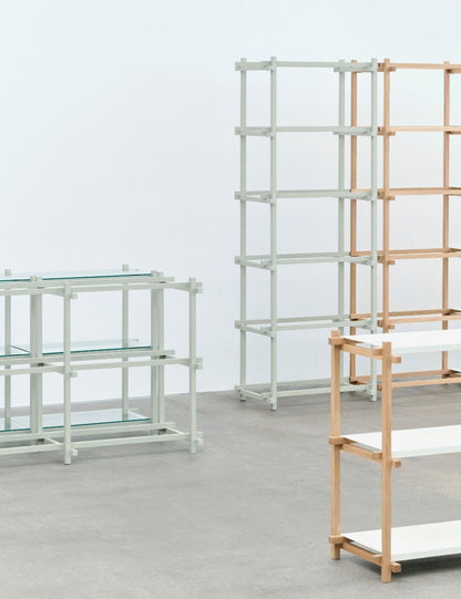 WOODY SHELVING COLUMN LOW