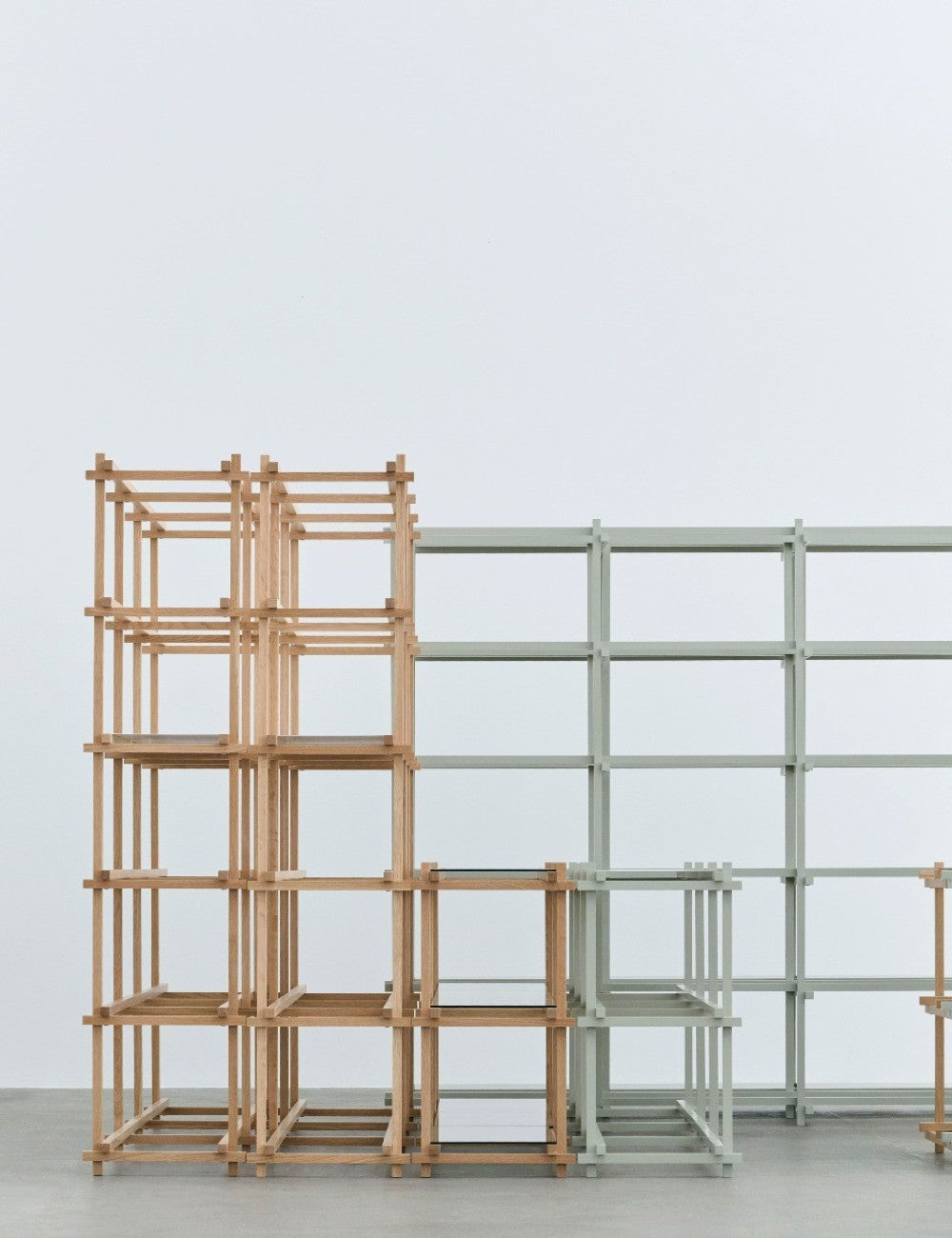 WOODY SHELVING COLUMN LOW
