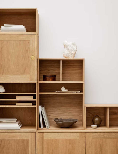 FK63 DEEP BOOKCASE & DRAWERS
