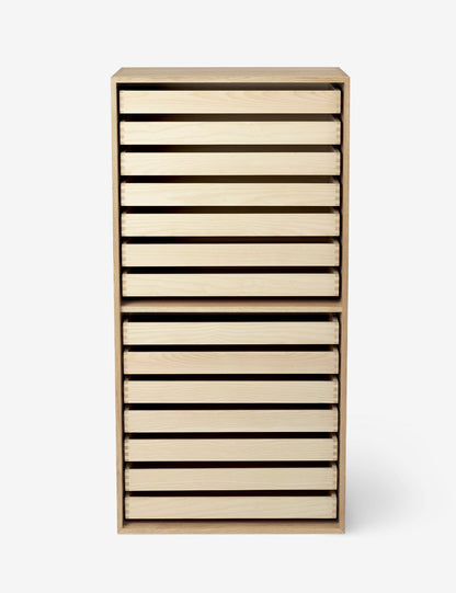 FK63 DEEP BOOKCASE UPRIGHT W. DRAWERS