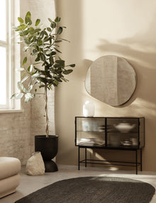 HAZE SIDEBOARD REEDED BLACK