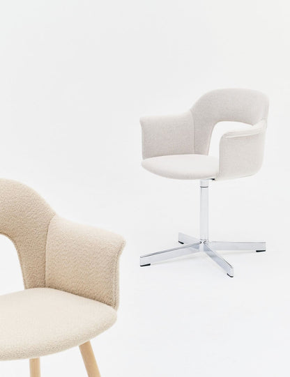 LAYOUT ARMCHAIR 233 POLISHED BLACK