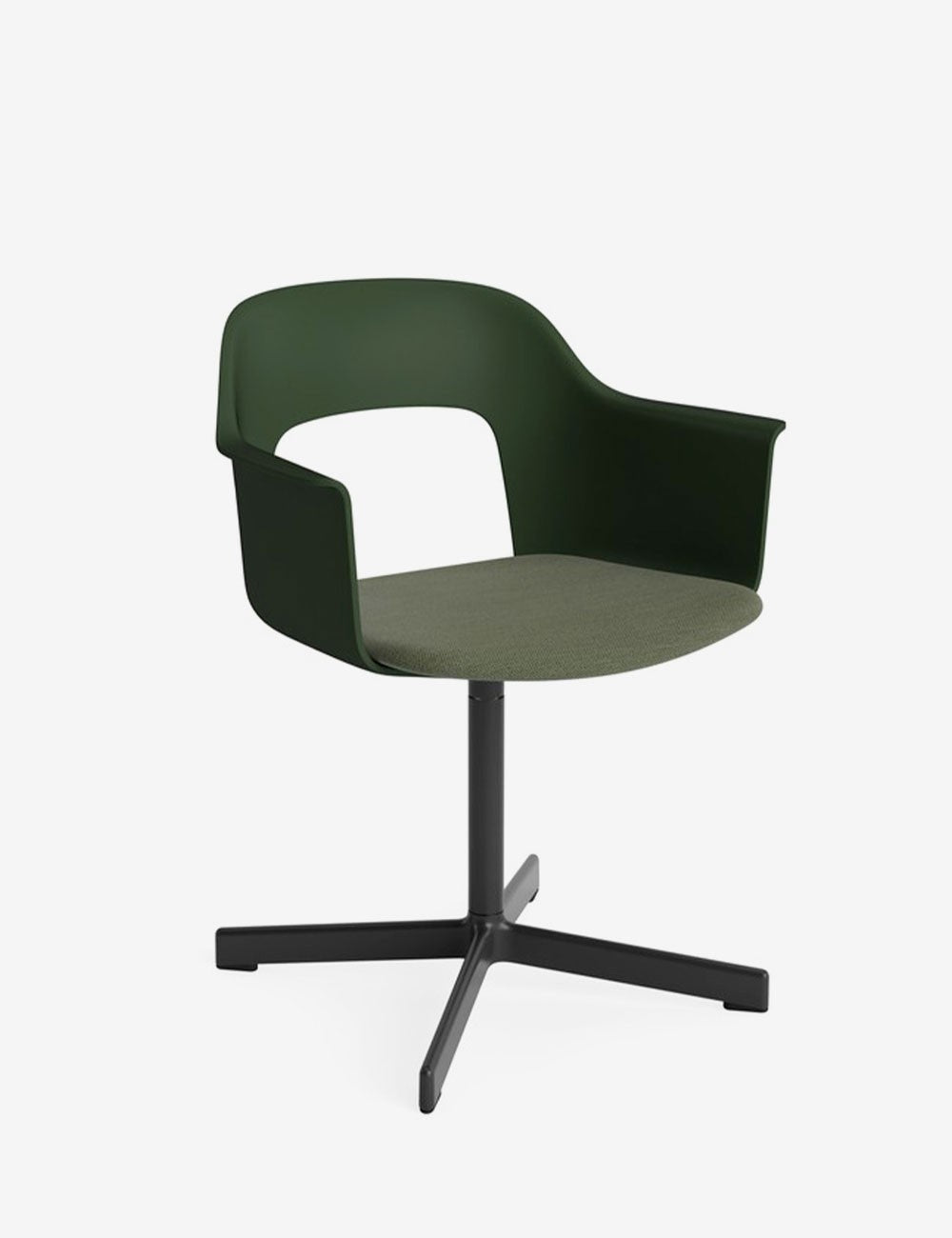 LAYOUT ARMCHAIR 233 POLISHED BLACK