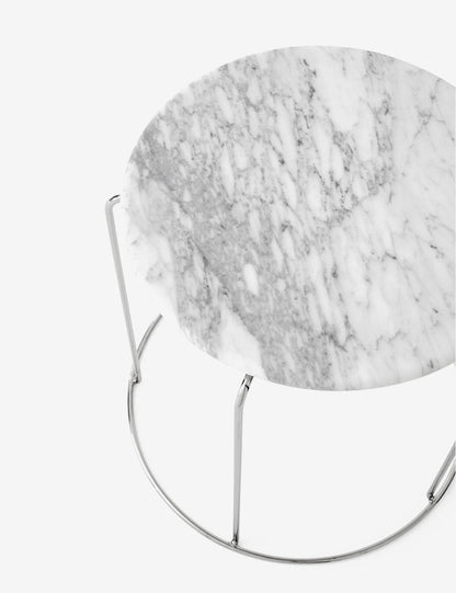 WIRE STOOL MARBLE TOP VP11