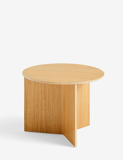 Slit wooden table Ø45