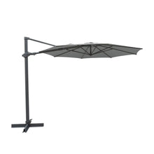 Kettler Aura 3m Round Slate Cantilever Parasol with Night Cover