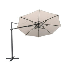 Kettler Aura 3m Round Stone Cantilever Parasol with Night Cover