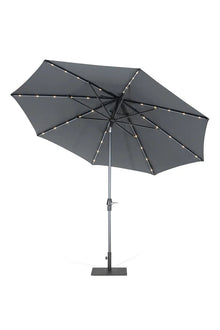 Kettler 3.0m Wind Up Auto Tilt LED Solar Grey Taupe Canopy