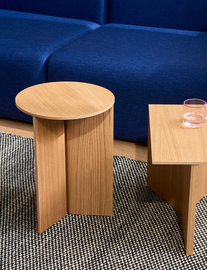 Slit wooden table Ø35