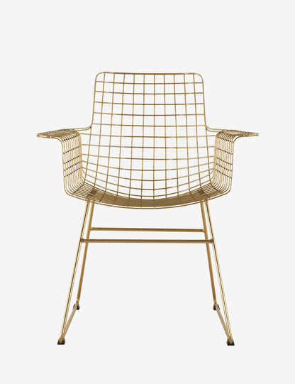 Metal Wire chair arms