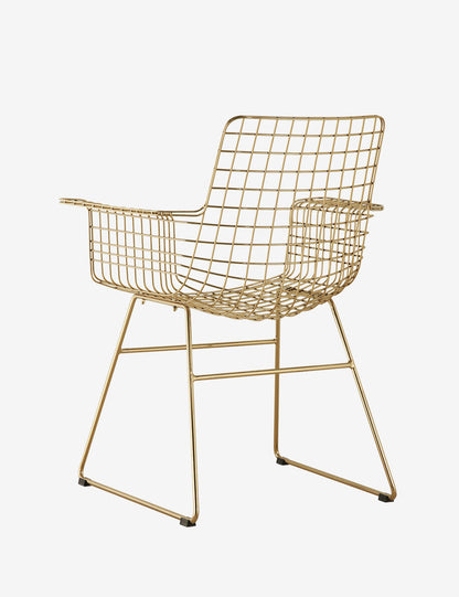 Metal Wire chair arms